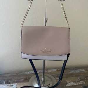 Kate Spade Beige and Black Crossbody Bag